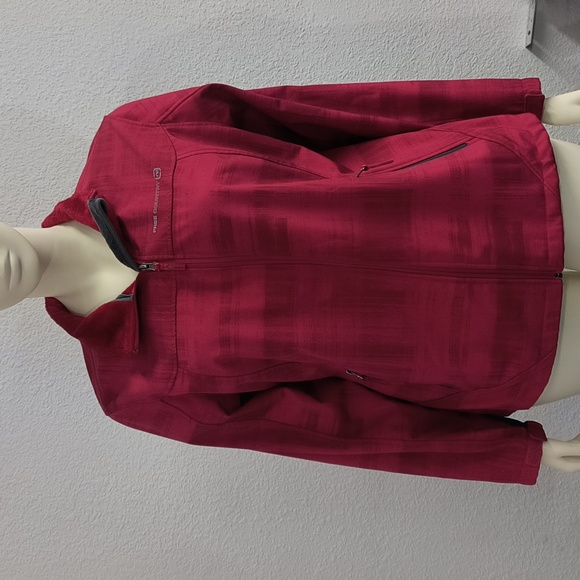 Free Country Jackets & Blazers - Free Country Red Sporty Warm Winter Lined Zipper Jacket